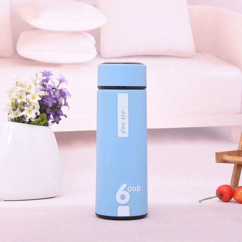Bình Chai Đựng Nước Thủy Tinh 6Oup 400Ml Có Vỏ Bọc Nhựa Nhiều Màu - Minh Ngọc (Giao Màu Ngẫu Nhiên) - Ảnh 2
