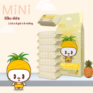 Set 8 Gói Khăn Ướt Mini Ngẫu Nhiên - Gdn
