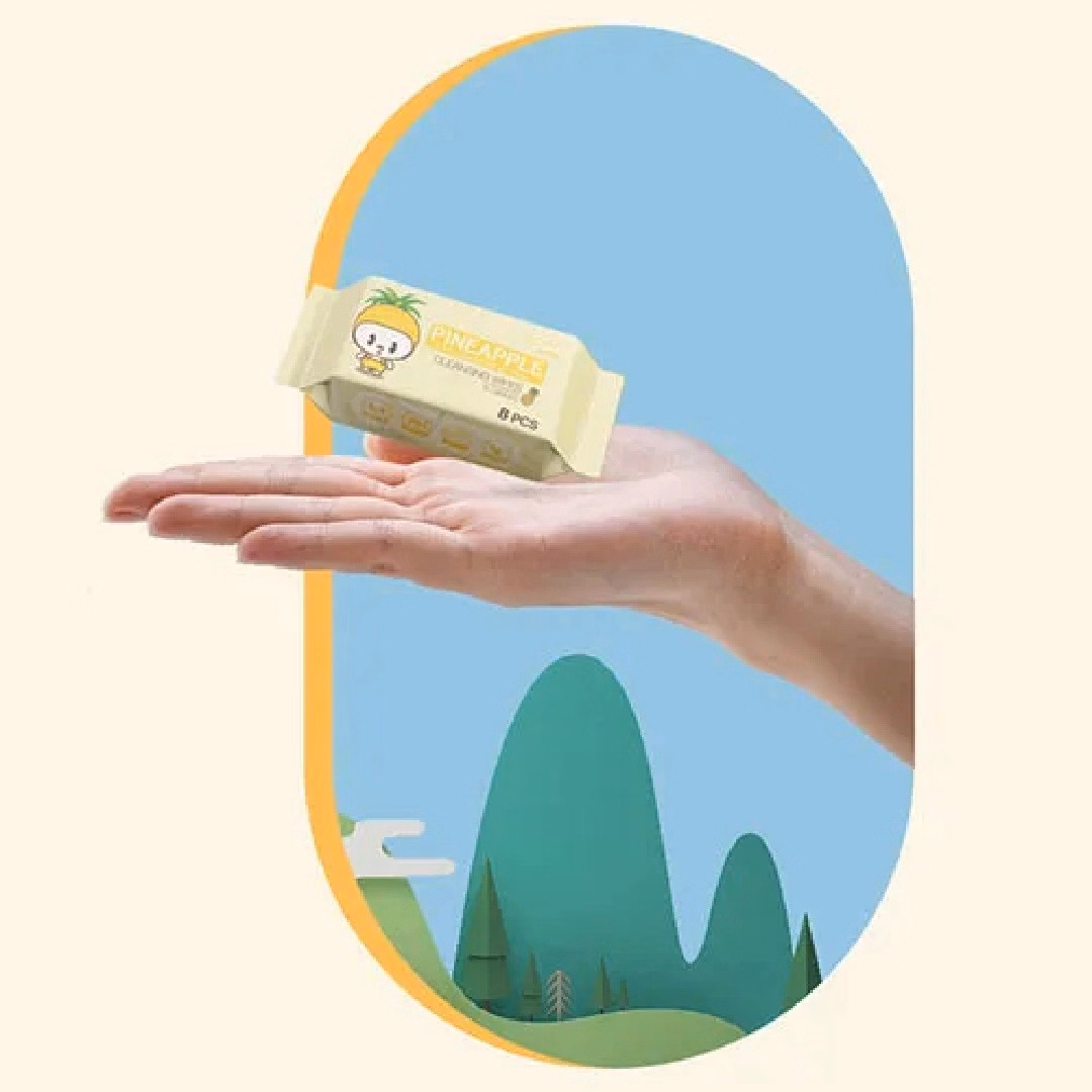 Set 8 Gói Khăn Ướt Mini Ngẫu Nhiên - Gdn - Ảnh 3