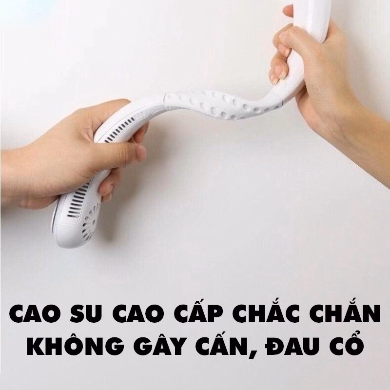 Quạt Đeo Cổ Parrot Usb Mini Tích Điện Không Cánh Tiện Lợi, Thời Trang, Dáng Thể Thao Gd032 - Lady'S Passion - Ảnh 4