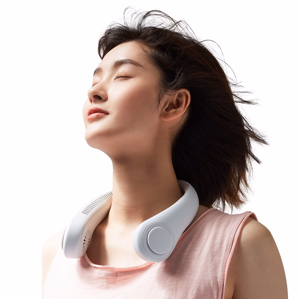 Quạt Đeo Cổ Parrot Usb Mini Tích Điện Không Cánh Tiện Lợi, Thời Trang, Dáng Thể Thao Gd032 - Lady'S Passion - Ảnh 7