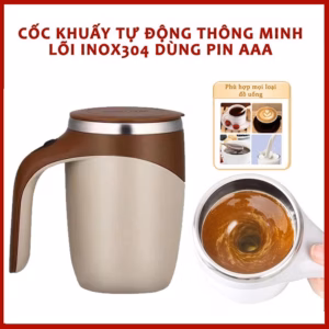 Cốc Pha Cafe, Đồ Uống Tự Động Thông Minh 380Ml, Cốc Quay Từ Tính Lõi Inox 304, Giữ Nhiệt Nóng Lạnh Tốt (Màu Sắc Ngẫu Nhiên) Gd033 - Lady'S Passion