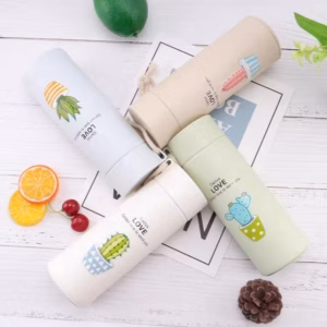 Bình Chai Nước Thủy Tinh Hình Xương Rồng B001- Haras( Giao Màu Ngẫu Nhiên )
