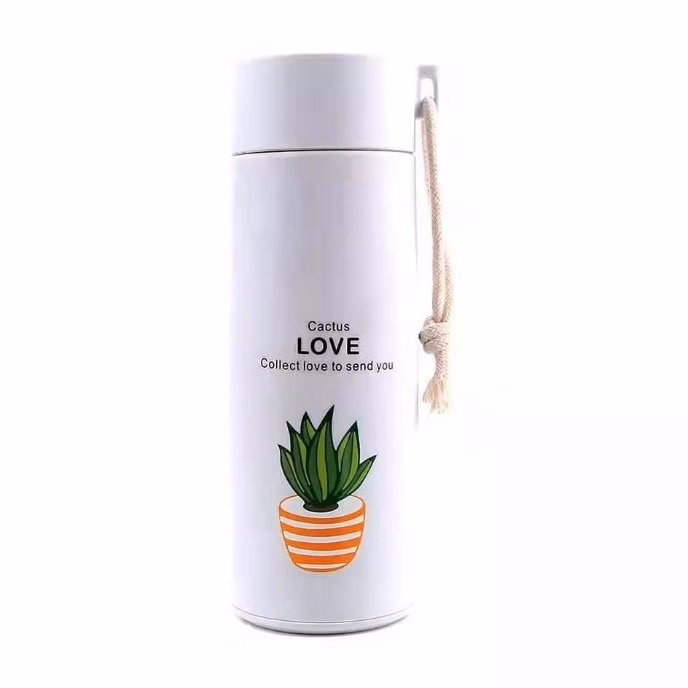 Bình Chai Nước Thủy Tinh Hình Xương Rồng B001- Haras( Giao Màu Ngẫu Nhiên ) - Ảnh 4