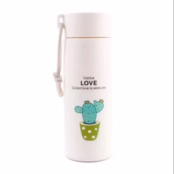 Bình Chai Nước Thủy Tinh Hình Xương Rồng B001- Haras( Giao Màu Ngẫu Nhiên ) - Ảnh 6