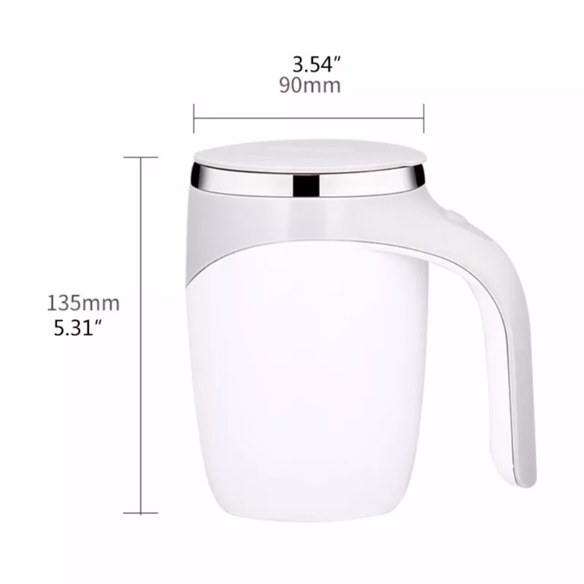 Cốc Pha Cafe, Đồ Uống Tự Động Thông Minh 380Ml, Cốc Quay Từ Tính Lõi Inox 304, Giữ Nhiệt Nóng Lạnh Tốt (Màu Sắc Ngẫu Nhiên) Gd033 - Lady'S Passion - Ảnh 8