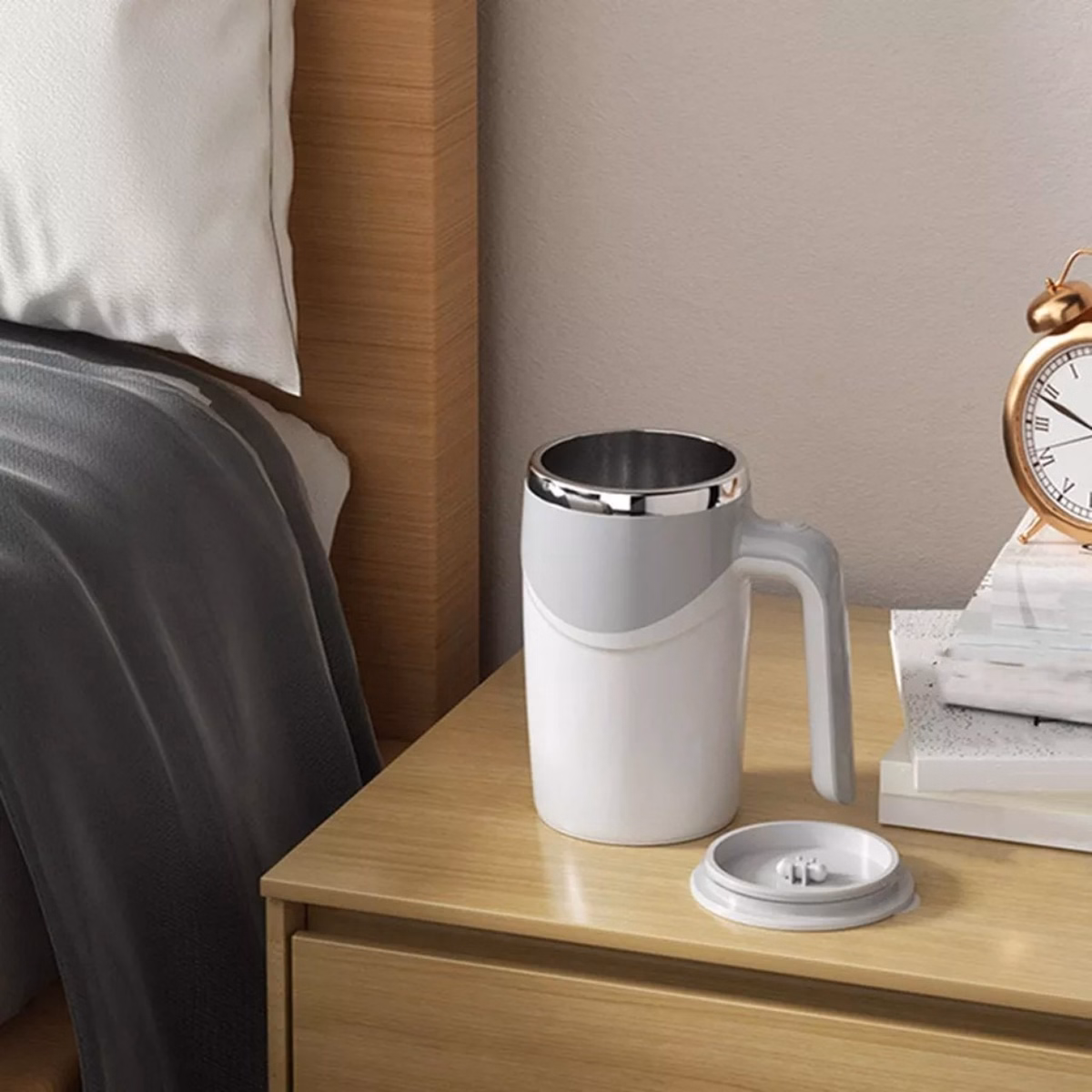 Cốc Pha Cafe, Đồ Uống Tự Động Thông Minh 380Ml, Cốc Quay Từ Tính Lõi Inox 304, Giữ Nhiệt Nóng Lạnh Tốt (Màu Sắc Ngẫu Nhiên) Gd033 - Lady'S Passion - Ảnh 10