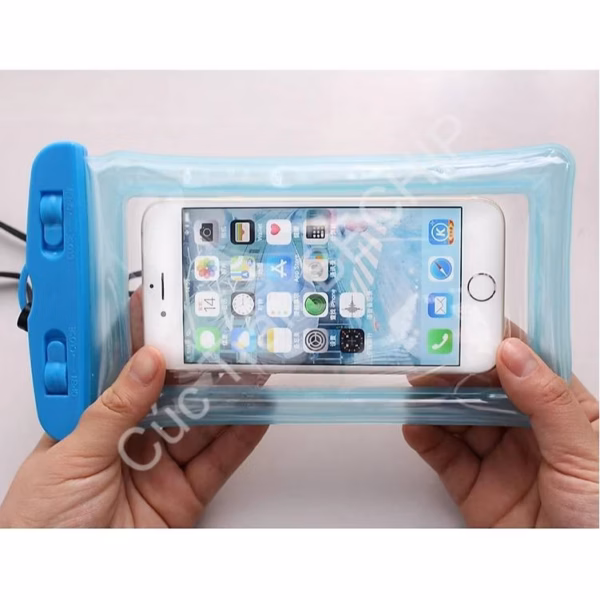 Túi Đựng Điện Thoại Trong Suốt Chống Thấm Nước Có Dây Đeo Ctb192 - Bechip - Ảnh 5