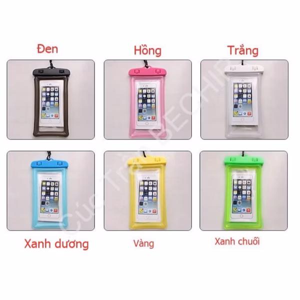 Túi Đựng Điện Thoại Trong Suốt Chống Thấm Nước Có Dây Đeo Ctb192 - Bechip - Ảnh 11
