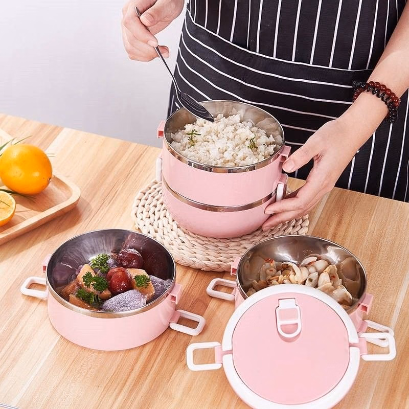 Hộp Cơm Lúa Mạch 4 Tầng Ngẫu Nhiên - Gdn - Ảnh 3