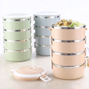 Hộp Cơm Lúa Mạch 4 Tầng Ngẫu Nhiên - Gdn