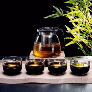 Bộ Bình/Ấm Chén Trà Có Khay Lọc 5 Món - Gdn