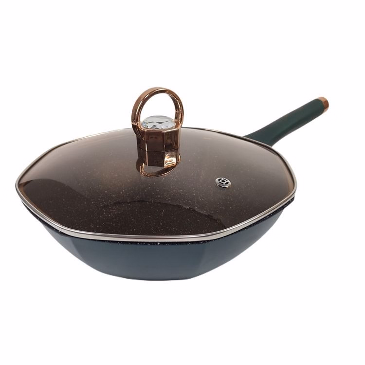 Chảo Lòng Sâu 8 Cạnh 33Cm Chống Dính - Gdn