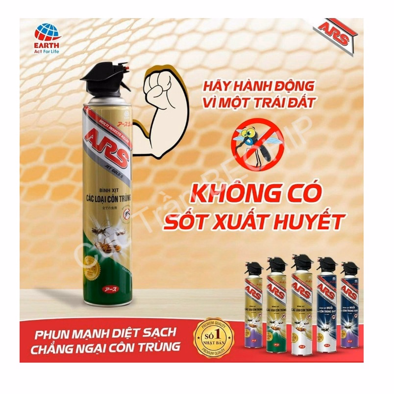 Bình Xịt Côn Trùng Ars 600Ml Ctb201 - Bechip - Ảnh 3