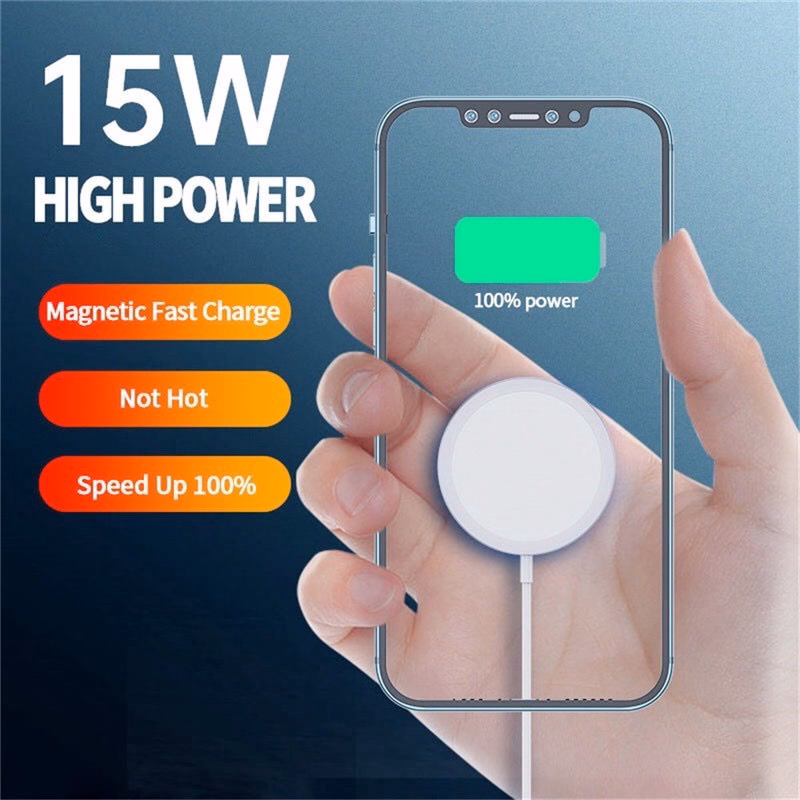 Đế Sạc Không Dây Apple 15W - Silver - Ảnh 4