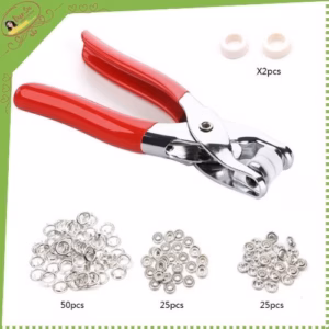 Kìm Bấm Cúc Vành Áo Kim Loại Đa Năng Bộ Kìm Bấm Khuy Kèm Cúc Bấm 9.5Mm Thép Không Gỉ Gd043 - Lady'S Passion