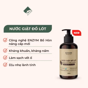 Nước Giặt Đồ Lót Hữu Cơ 300Ml - Ecocare