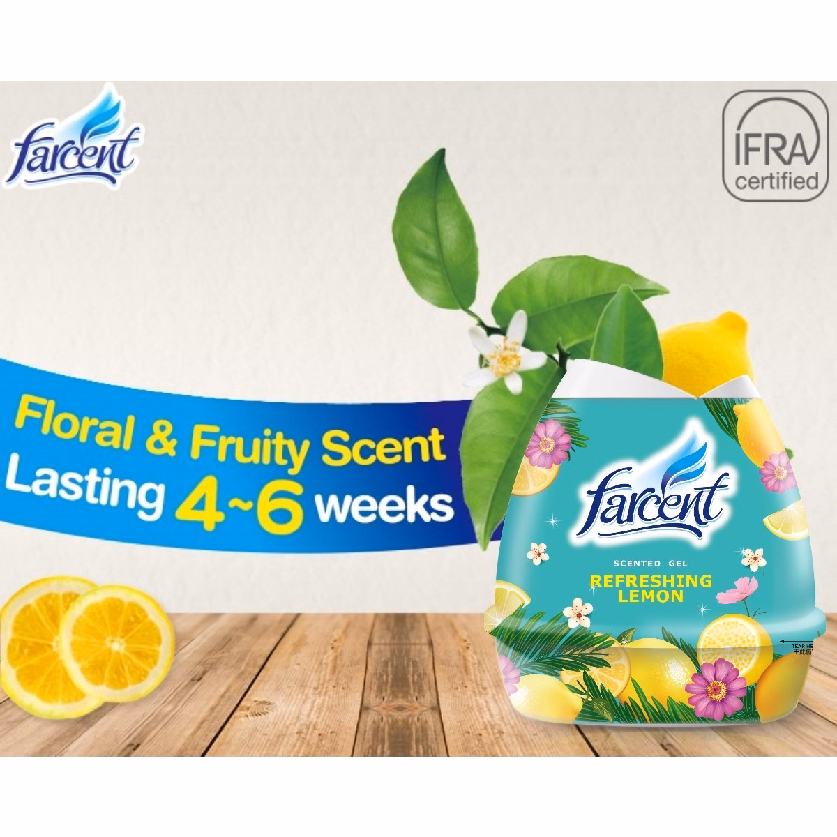 Hộp Sáp Thơm Farcent Hương Chanh 200G - Farcent - Ảnh 4
