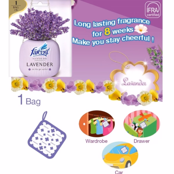 Túi Thơm Hương Hoa Oải Hương Farcent 10G - Farcent - Ảnh 5