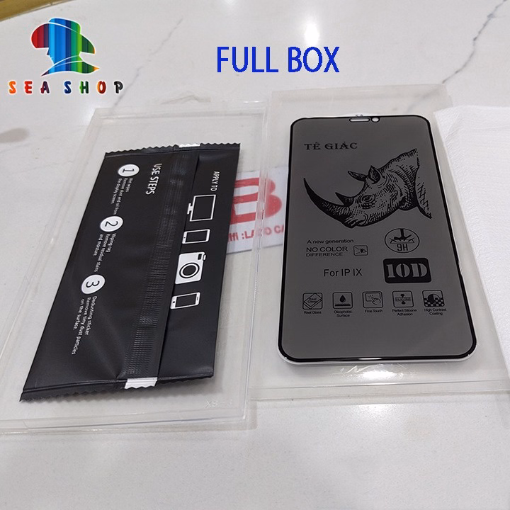Kính Chống Nhìn Trộm Samsung A21, A22 4G, A31, A32, A33 - Hiệu Tê Giác - Full Màn Hình , Cảm Ứng Mượt Mà - Seashop