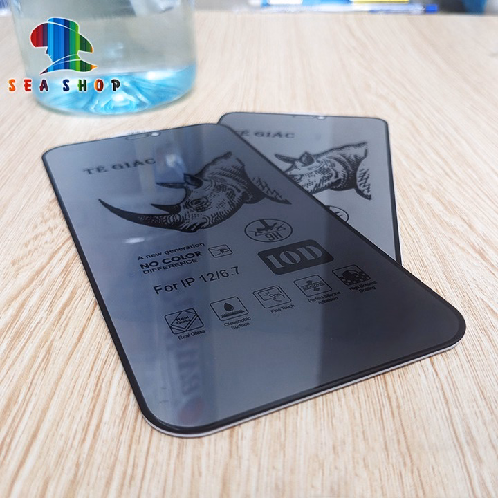 Kính Chống Nhìn Trộm Oppo A1K, A5S, A12 - Hiệu Tê Giác - Full Màn Hình , Cảm Ứng Mượt Mà, Độ Cứng 9H - Seashop - Ảnh 3