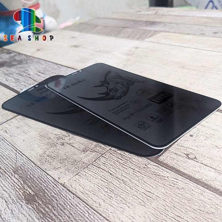 Kính Chống Nhìn Trộm Huawei Y7, Y7 Pro (2019) - Hiệu Tê Giác - Full Màn Hình , Cảm Ứng Mượt Mà, Độ Cứng 9H - Seashop - Ảnh 3