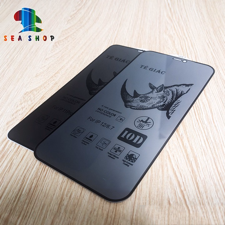Kính Chống Nhìn Trộm Huawei Y7, Y7 Pro (2019) - Hiệu Tê Giác - Full Màn Hình , Cảm Ứng Mượt Mà, Độ Cứng 9H - Seashop - Ảnh 2