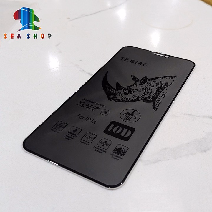 Kính Chống Nhìn Trộm Realme 105G, 10 Pro Plus, Q5X - Hiệu Tê Giác - Full Màn Hình , Cảm Ứng Mượt Mà, Độ Cứng 9H - Seashop - Ảnh 2