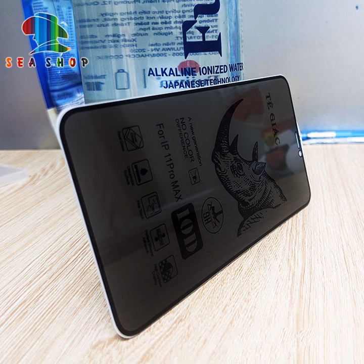 Kính Chống Nhìn Trộm Realme C25, C25S, C25Y, C35, C36 - Hiệu Tê Giác - Full Màn Hình , Cảm Ứng Mượt Mà, Độ Cứng 9H - Seashop - Ảnh 2
