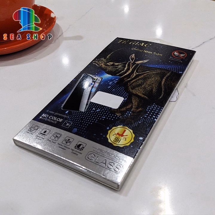 Kính Chống Nhìn Trộm Realme 5, 5S, 5I, 6I - Hiệu Tê Giác - Full Màn Hình , Cảm Ứng Mượt Mà, Độ Cứng 9H - Seashop - Ảnh 5