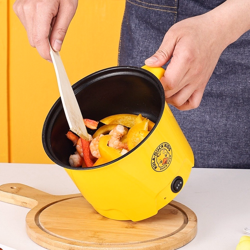 Nồi Lẩu Hấp Có Tay Cầm Vịt Vàng - Su - Ảnh 7
