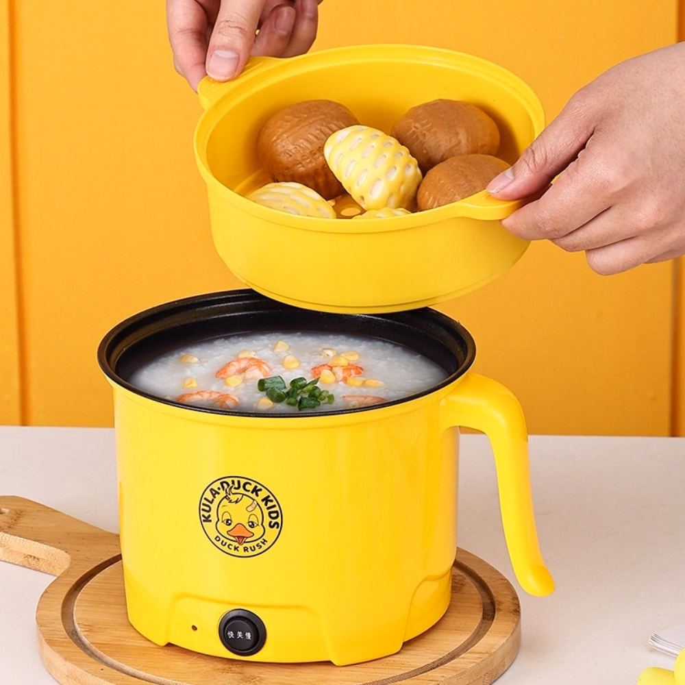 Nồi Lẩu Hấp Có Tay Cầm Vịt Vàng - Su - Ảnh 8