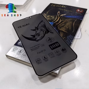 Kính Chống Nhìn Trộm Xiaomi Redmi 9, 9A, 9C, 10A- Hiệu Tê Giác - Full Màn Hình , Cảm Ứng Mượt Mà, Độ Cứng 9H - Seashop