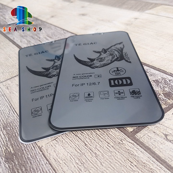 Kính Chống Nhìn Trộm Vivo Y51 2020, Y51 2021, Y53S, Y70, Y72, Y76 5G, Y77 5G - Hiệu Tê Giác - Full Màn Hình , Cảm Ứng Mượt Mà- Seashop - Ảnh 4