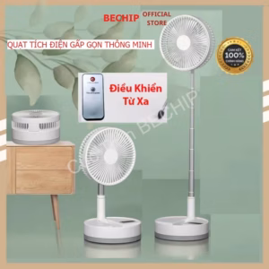 Quạt Tích Điện Gấp Gọn Để Bàn Có Điều Khiển Ctb206 - Bechip