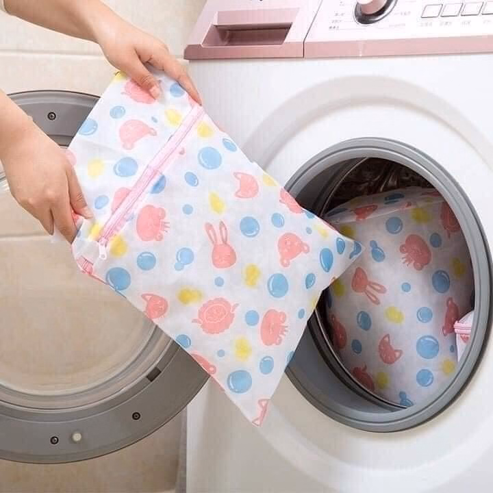 Set 5 Túi Lưới Giặt Đồ Hình Hoa - Gdn - Ảnh 2