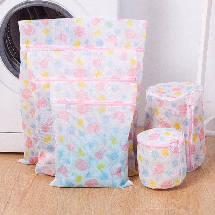 Set 5 Túi Lưới Giặt Đồ Hình Hoa - Gdn