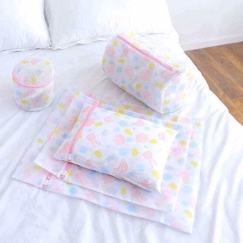 Set 5 Túi Lưới Giặt Đồ Hình Hoa - Gdn - Ảnh 3