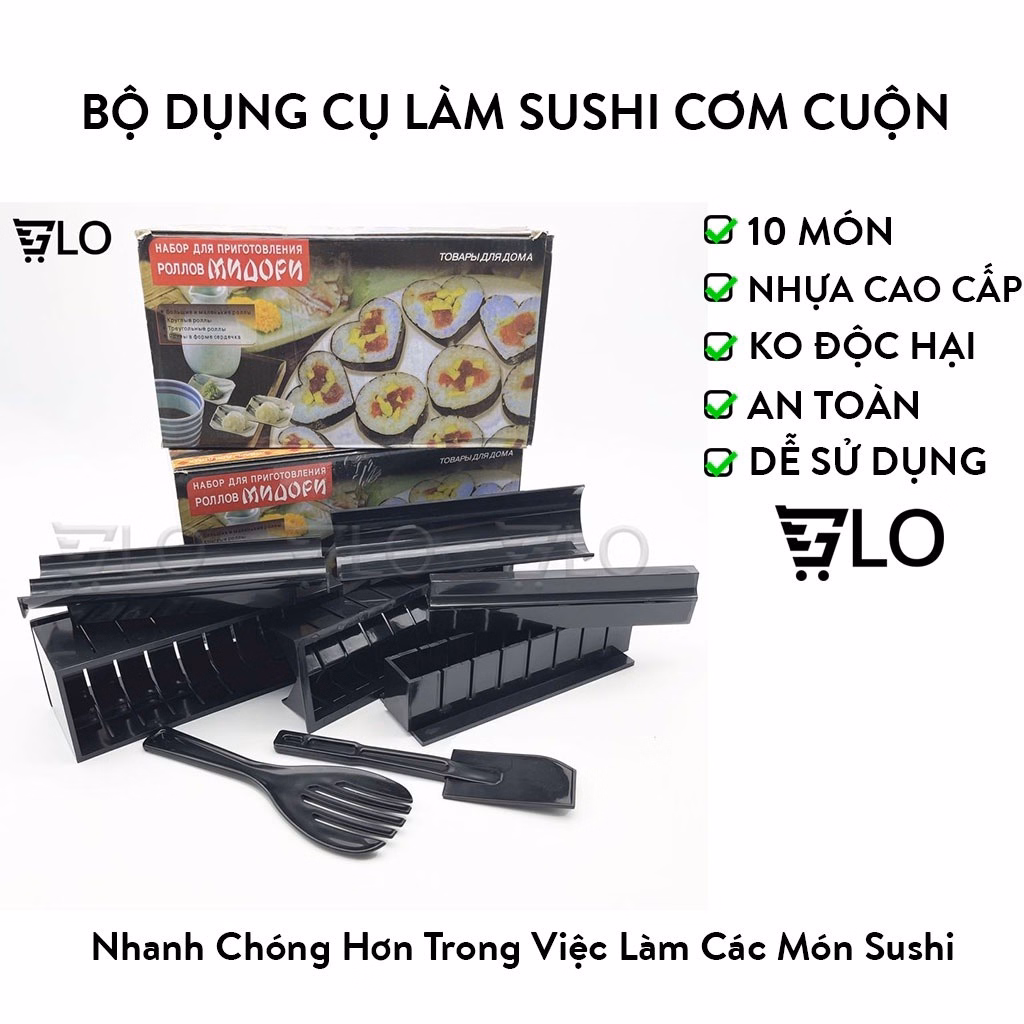 Bộ Dụng Cụ Làm Sushi 10 Món - Gdn - Ảnh 9
