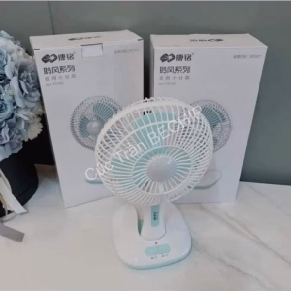 Quạt Tích Điện Ông Tây Kèm Đèn Led, Có Thể Gấp Gọn Ctb207 - Bechip - Ảnh 14