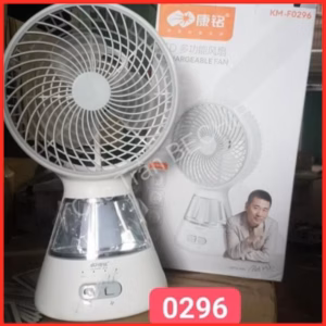 Quạt Tích Điện Ông Tây Mẫu Mới F0296 Kèm Đèn Siêu Sáng Ctb181 - Bechip
