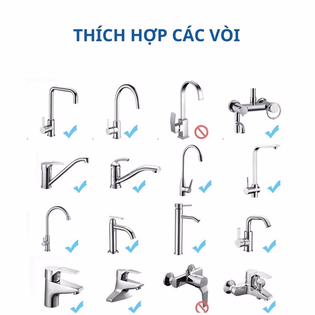 Đầu Nối Vòi Nước Thông Minh Xoay 720 Độ Lắp Vòi Nước Chậu Rửa Bát Chén Lavabo Với 2 Chế Độ Nước Chảy Gd045 - Lady'S Passion - Ảnh 7