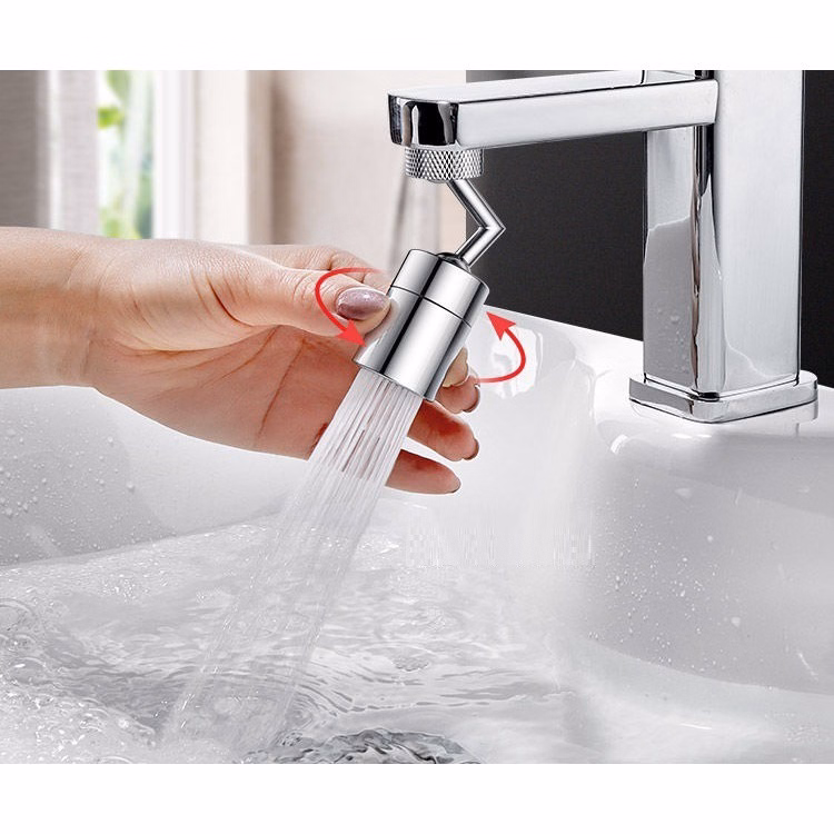 Đầu Nối Vòi Nước Thông Minh Xoay 720 Độ Lắp Vòi Nước Chậu Rửa Bát Chén Lavabo Với 2 Chế Độ Nước Chảy Gd045 - Lady'S Passion - Ảnh 15