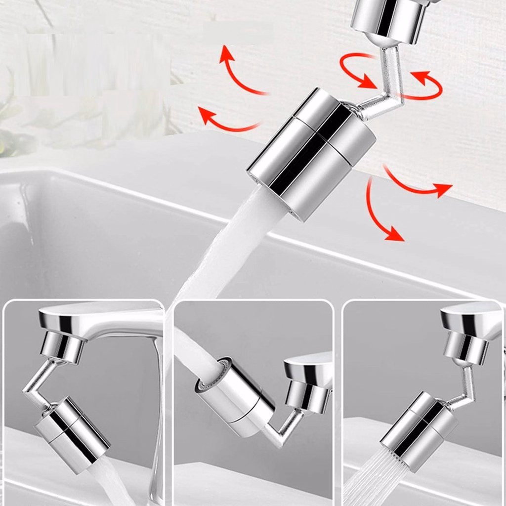 Đầu Nối Vòi Nước Thông Minh Xoay 720 Độ Lắp Vòi Nước Chậu Rửa Bát Chén Lavabo Với 2 Chế Độ Nước Chảy Gd045 - Lady'S Passion - Ảnh 16