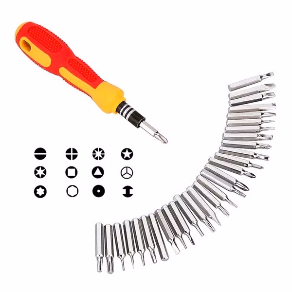 Bộ Tua Vít Sửa Chữa Đa Năng 31 Món Hộp Tròn Đầu Thay Thế Đa Dụng Phù Hợp Với Tất Cả Các Loại Ốc Vít Sửa Điện Thoại Gd046 - Lady'S Passion - Ảnh 14