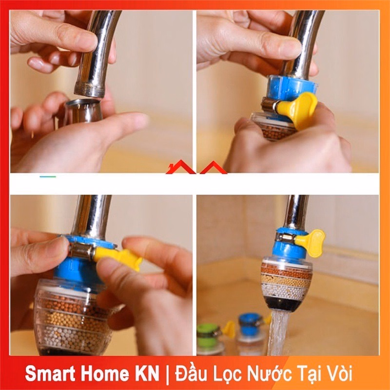 Đầu Lọc Nước Trực Tiếp Tại Vòi Gồm 6 Tầng Lọc Siêu Tiện Lợi - Thiết Kế Đa Năng Phù Hợp Với Tất Cả Loại Vòi Gd047 - Lady'S Passion - Ảnh 4