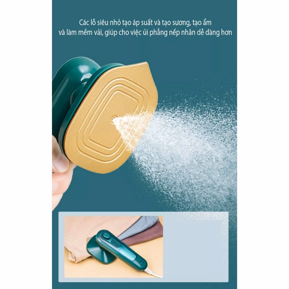 Bàn Là Hơi Nước Cầm Tay Mini , Bàn Ủi Hơi Nước Công Suất 33W Gd049 - Lady'S Passion - Ảnh 9