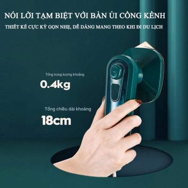 Bàn Là Hơi Nước Cầm Tay Mini , Bàn Ủi Hơi Nước Công Suất 33W Gd049 - Lady'S Passion - Ảnh 3