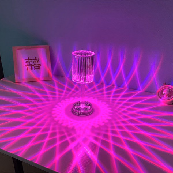 Đèn Pha Lê Cảm Ứng, Led Rgb 16 Màu Đa Sắc Siêu Đẹp, Sạc Tích Điện Sử Dụng Liên Tục 24 Giờ Tặng Kèm Điều Khiển Và Cáp Sạc Trực Tiếp Gd056 - Lady'S Passion - Ảnh 4