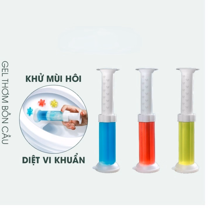 Gel Khử Mùi Bồn Cầu, Toilet Hình Bông Hoa Hương Thơm Dễ Chịu Ctb210 - Bechip - Ảnh 3
